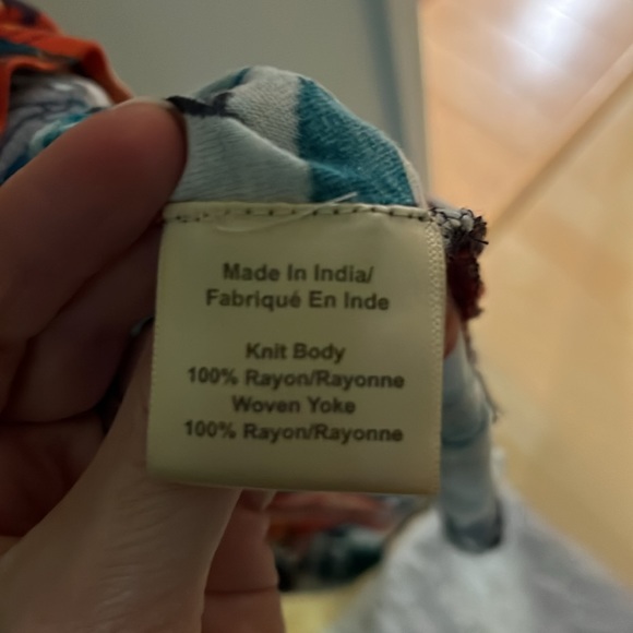 Anthropologie small floral tee - Picture 4 of 4